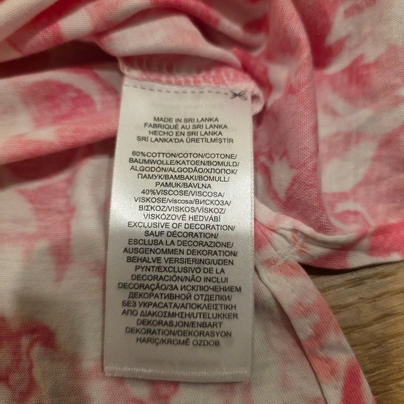 NWT Lauren Ralph Lauren LRL Women's Night Shirt Size M Pink Floral Pajamas - Picture 8 of 14